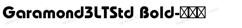 Garamond3LTStd Bold字体转换 Garamond3LTStd Bold字体转换